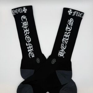 Chrome Hearts FU Socks- Black